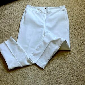 Women’s white  slacks.  Straight leg